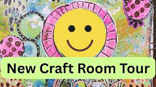 CRAFT ROOM TOUR - GARAGE CONVERTED TO CRAFT ROOM