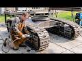 Man Builds a Fully Functional Excavator for His Son from Scratch | Full Build by @Spawer-workshop