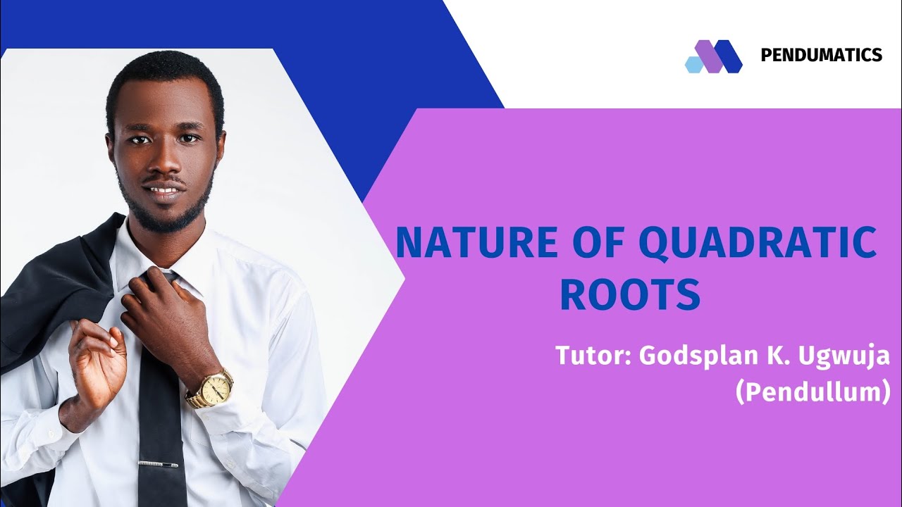 Determining The NATURE OF QUADRATIC ROOTS YouTube Determining the nature of quadratic roots youtube