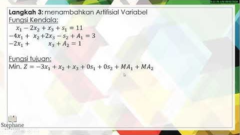 Metode Simplex (part 2)
