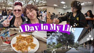 Day in my life as a community college student (FSW)