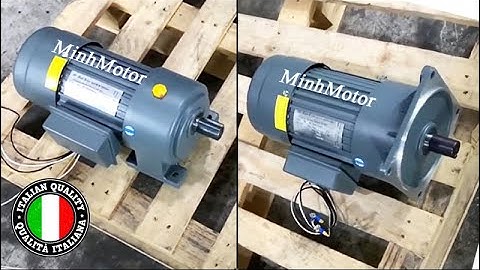 Motor giảm tốc 1 pha 220v 1HP 0.75kw,  0968140191, MINHMOTOR