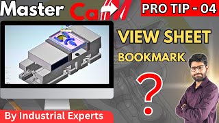 View Sheet Aur Bookmark Kaise Banaye Mastercam Protips Mastercam Tricks In हद