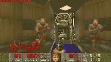 Ultimate Doom E1M2 UV Speed 0:21