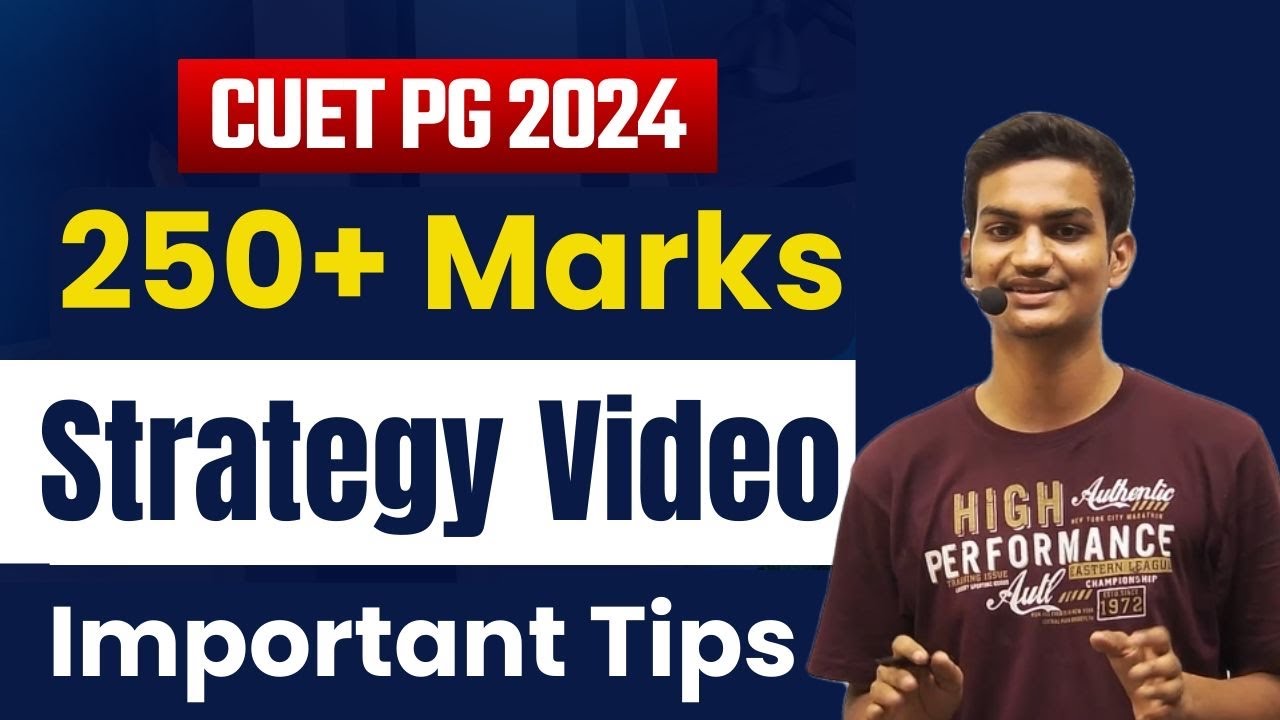 CUET PG 2024 | How to 250+ Marks Strategy Video by CUET Study Capital ...