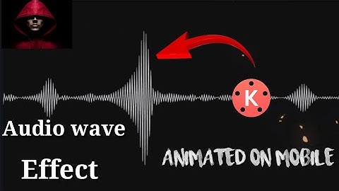 How to make animated audio wave on video with / Tech wide