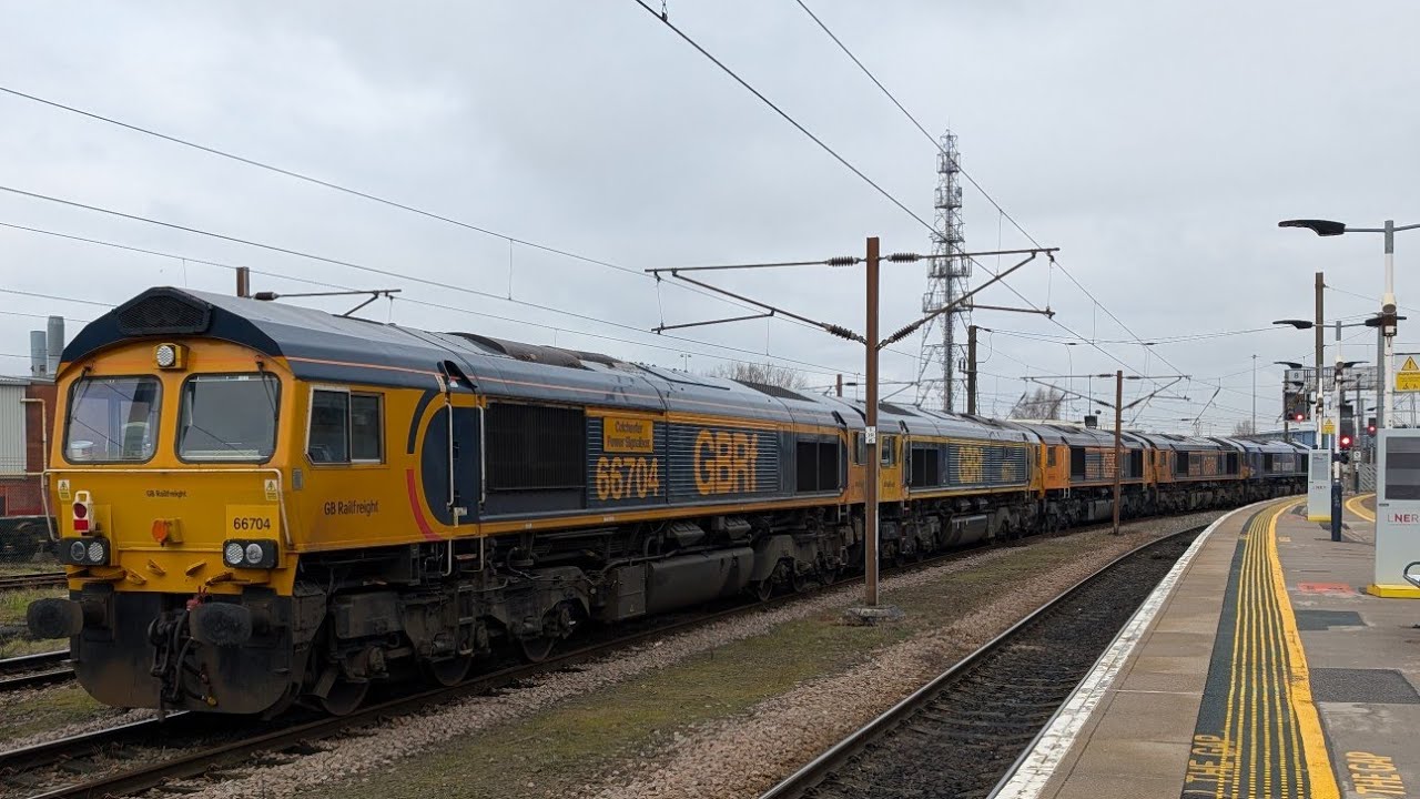 Train Spotting At Doncaster Station 31/1/2025 part 1