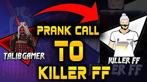 PRANK CALL TO KILLER FF || GONE BLOCK  || WRONG NUMBER|| 😂😂||TALIB GAMER