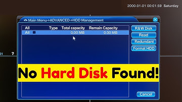 DVR Hard Disk Error Solution | Tested & Working