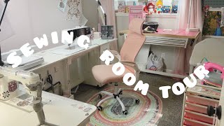 Small Sewing Room Tour | Organization Ideas for Bag Makers + My Hidden Messy Closet!