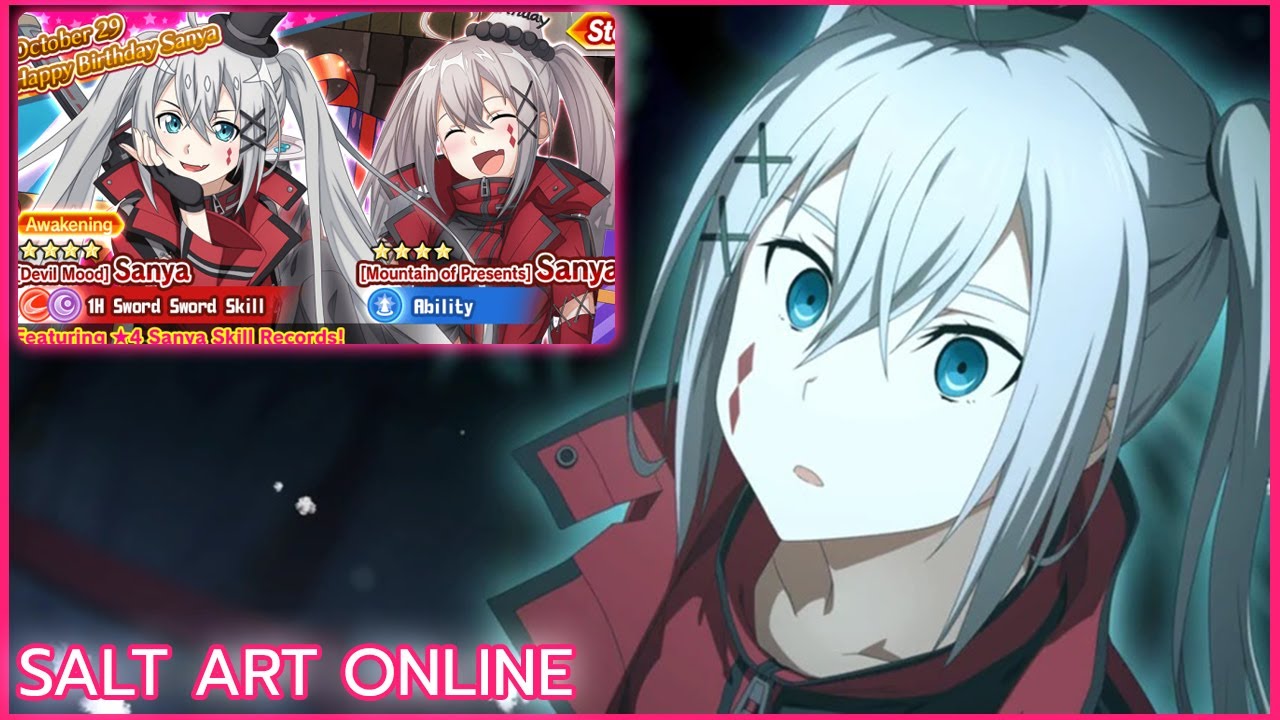 Salt Art Online🧂: 💖 Sanya's Birthday Order 💖 - YouTube