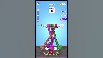 Tangle Master 3D - Level 305 & Level 306, Walkthrough, #shorts