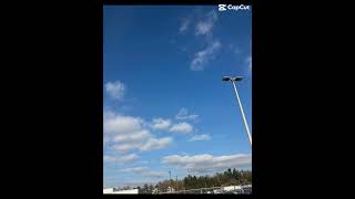 Sunny Monday morning #shortsvideo #sky #sun #nature #clouds 11/18/24