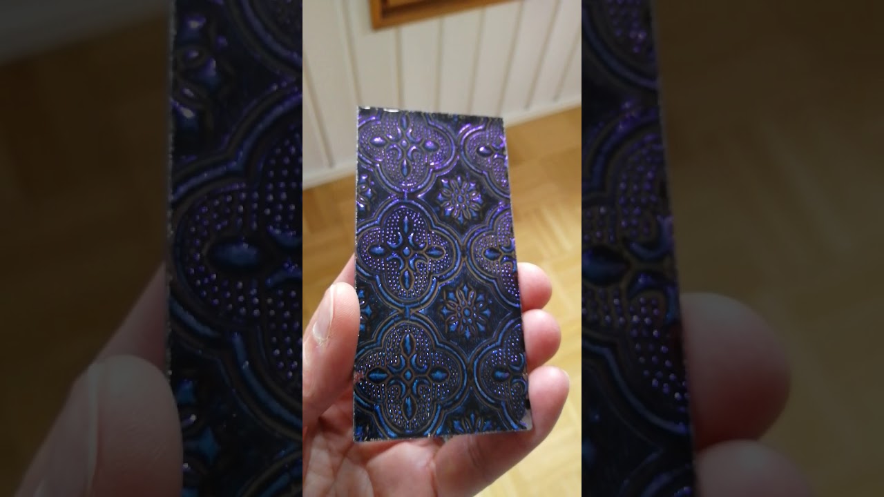 Van Gogh 5x10cm, Blue/Violet Sparkle Flora