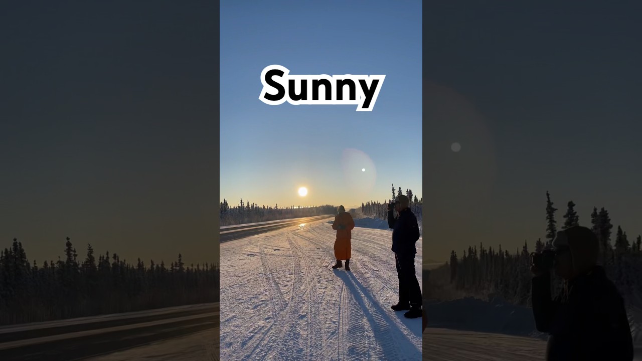 The weather on both sides is not the same.