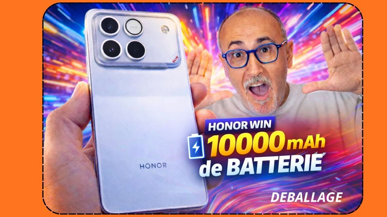 HONOR WIN ! je suis sous le charme...
