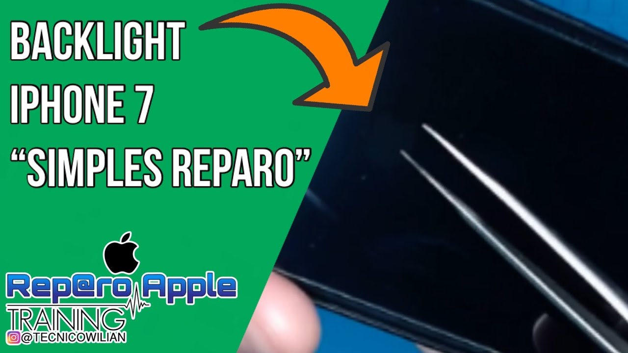 Backlight iPhone 7 “Simples Reparo” - YouTube