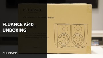 Unboxing the Fluance Ai40 Powered Bookshelf Speakers