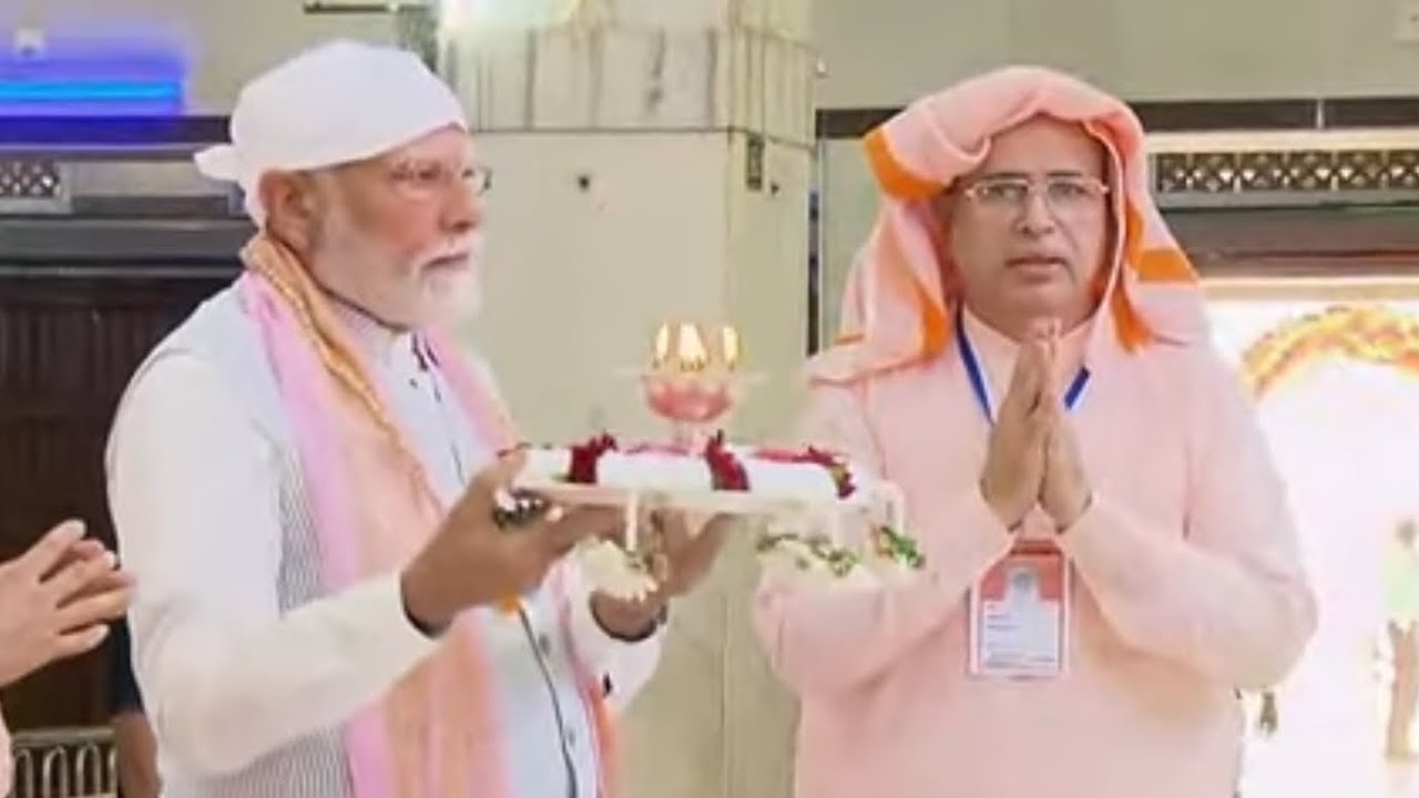 LIVE： PM Modi participates in a programme at Anandpur Dham in Madhya Pradesh