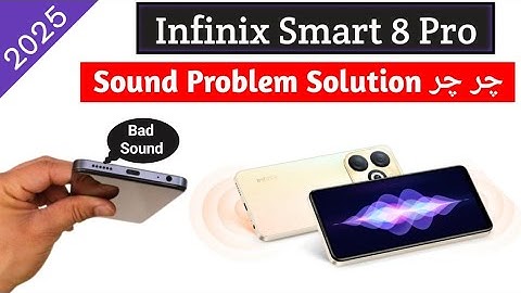 Infinix Smart 8 Pro Scratched Sound Bad Ringtone sounds Problem Solution Only one Jumper