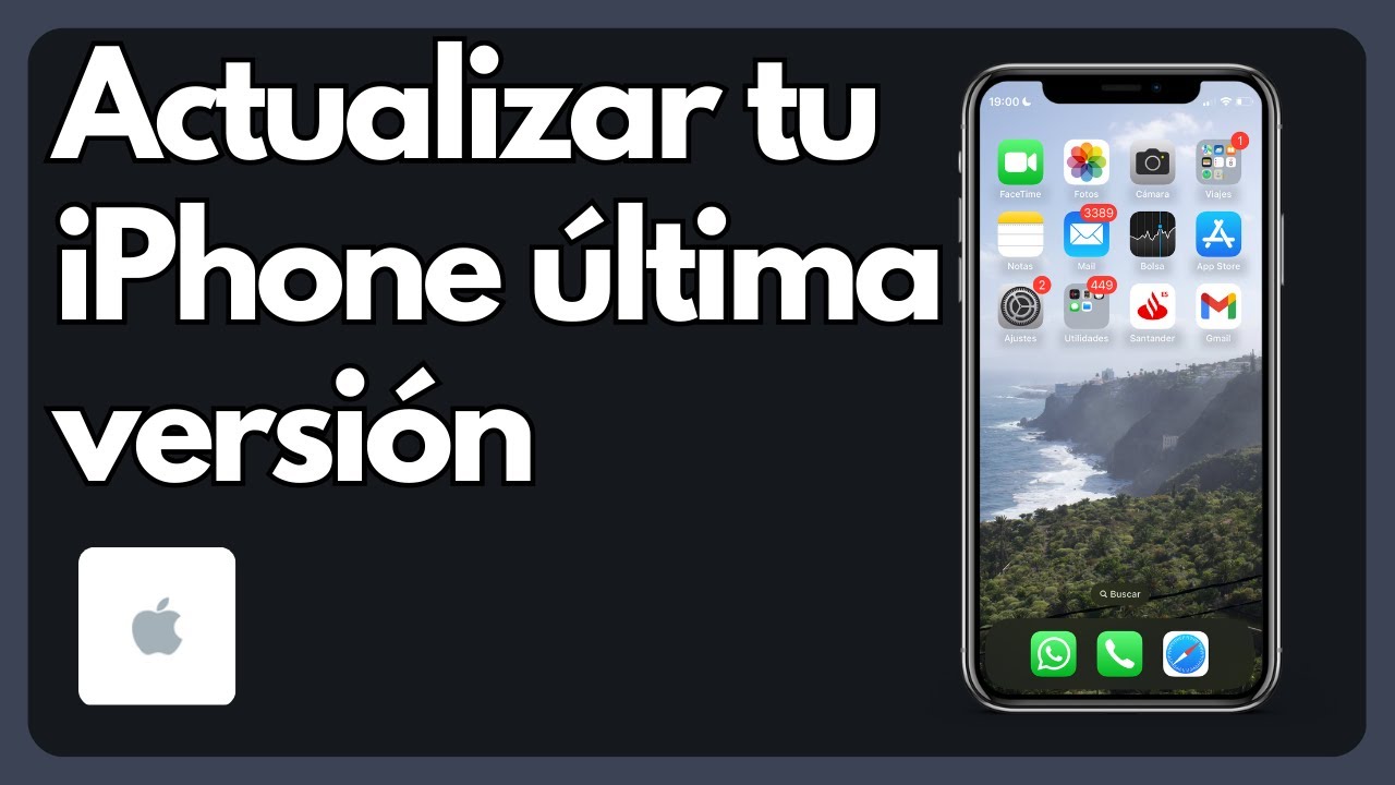 Cómo actualizar tu iPhone a la última versión - YouTube