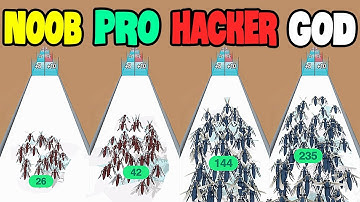 NOOB vs PRO vs HACKER vs GOD in Moshquito! - All Levels Gameplay, MAX LEVEL