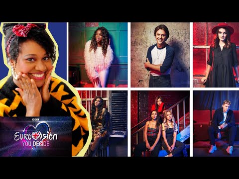 YOU DECIDE 2019  - UK EUROVISION SELECTION - TUNEFUL TV REACTION & REVIEW