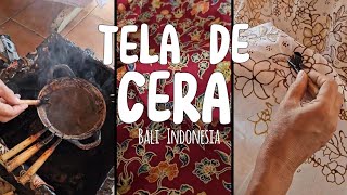 compre camisa de tela pintada con cera de 🐝 abeja  en Indonesia