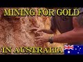 MINING VISIBLE GOLD from the Vein in Australia!