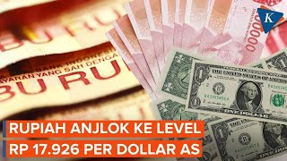 Rupiah Plummets To Idr 17926 Per Us Dollar Weakest In Asia