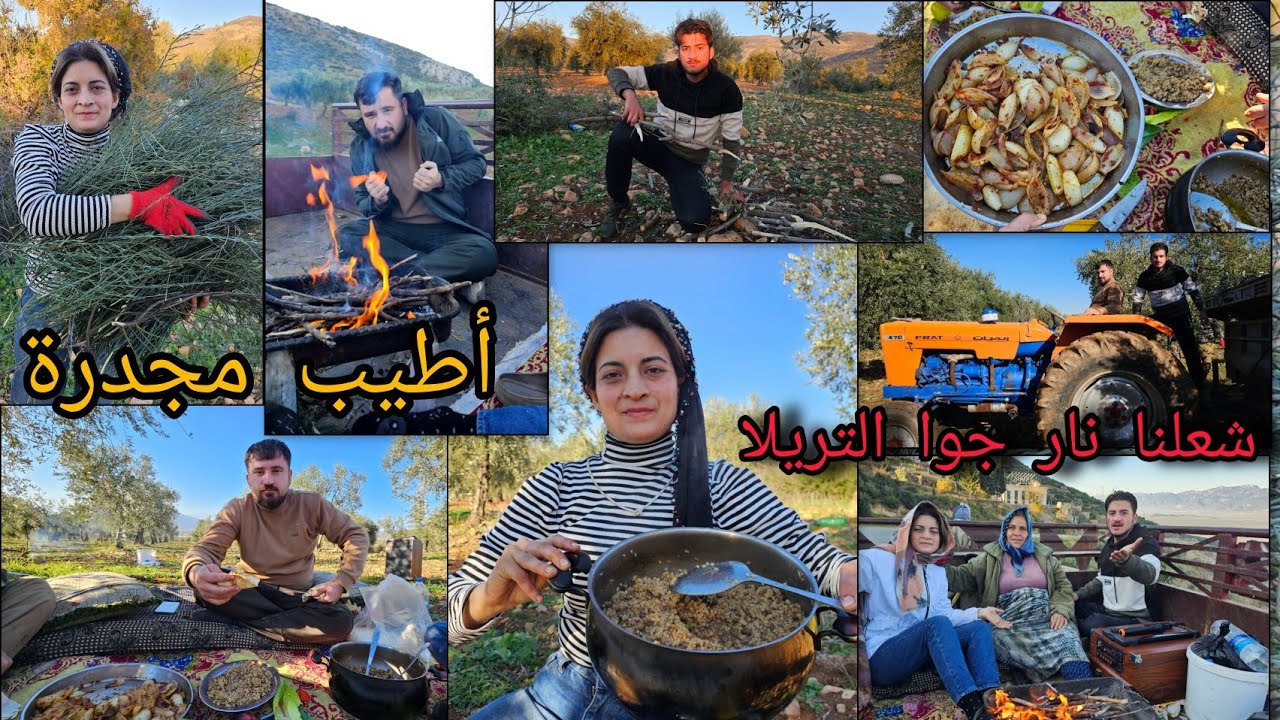 اول مشوار ب دركتورنا 🤩عملنا مدفئة جوا التريلا من كتر البرد 🧊شوفو شو صار معنا //