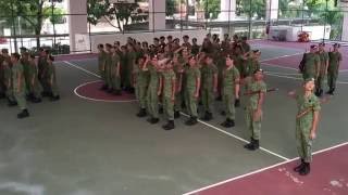 Bedok South Secondary School National Cadet Corps ncc Posting Out Parade pop 2015