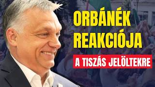 Orbánék Reakciója A Tisza-Jelöltekre - Reagálok