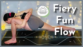 60 Min Fiery Fun Flow | Creative Vinyasa Yoga with Advanced Options