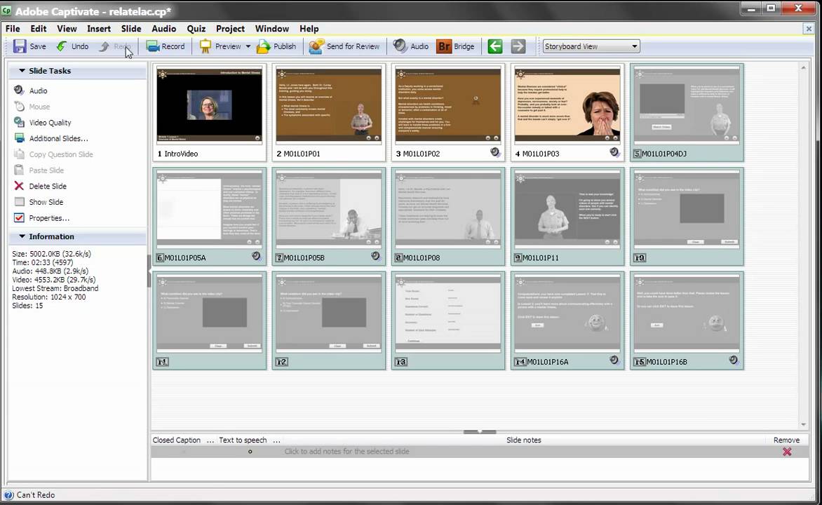 Captivate Quick Tip: The Bandwidth Analyzer