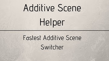 Editor Scene Helper | Fastest Scene Switcher | Unity Editor Tool