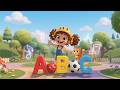 ABC Song for Kids | Learn A–Z + Nursery Rhymes | Alphabet Song 🚲🌈 | Tomorrow Kidz