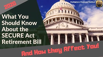 WHAT YOU NEED TO KNOW ABOUT THE SECURE ACT