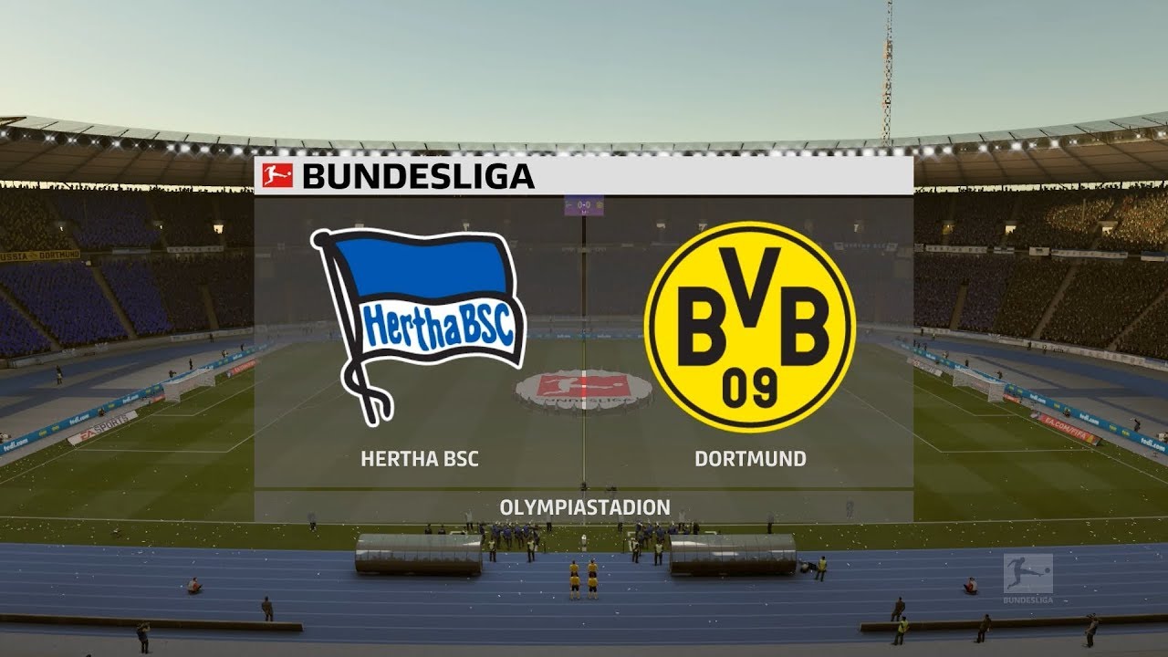 Hertha BSC vs Borussia Dortmund | Olympiastadion | 2019-20 Bundesliga | FIFA 20