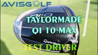 Le driver TAYLORMADE QI 10 MAX testé par AVISGOLF.com