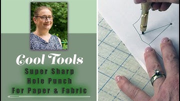 Cool Tools:  A Super Sharp Hole Punch for Paper & Fabric