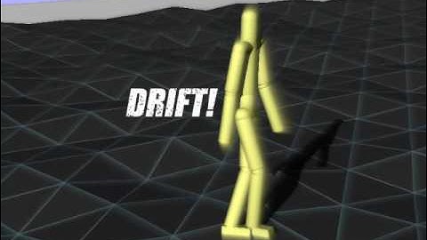Biped Drifting (SIGGRAPH 2010 FF)