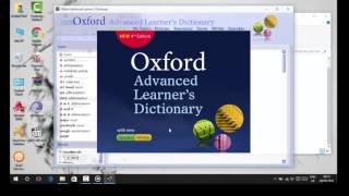 How to install Oxford Advanced Dictionary 9th Edition NEW 2016