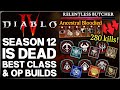 Diablo 4 - New Best Class in Season 12 &amp; Best Build Power Ranking - HUGE S12 Problem &amp; PTR Guide!
