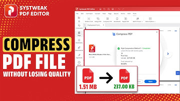 How to Compress or Reduce PDF Without Losing Quality | Systweak PDF Editor #Tutorial_34 #compresspdf