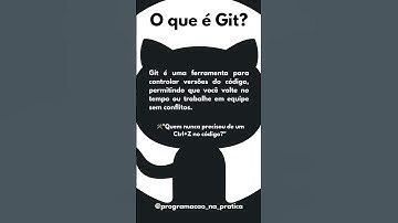 O que é Git e GitHub? #shorts #git #github