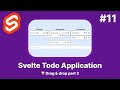 Real-World Todo App In Svelte #11 - Drag & drop part 2