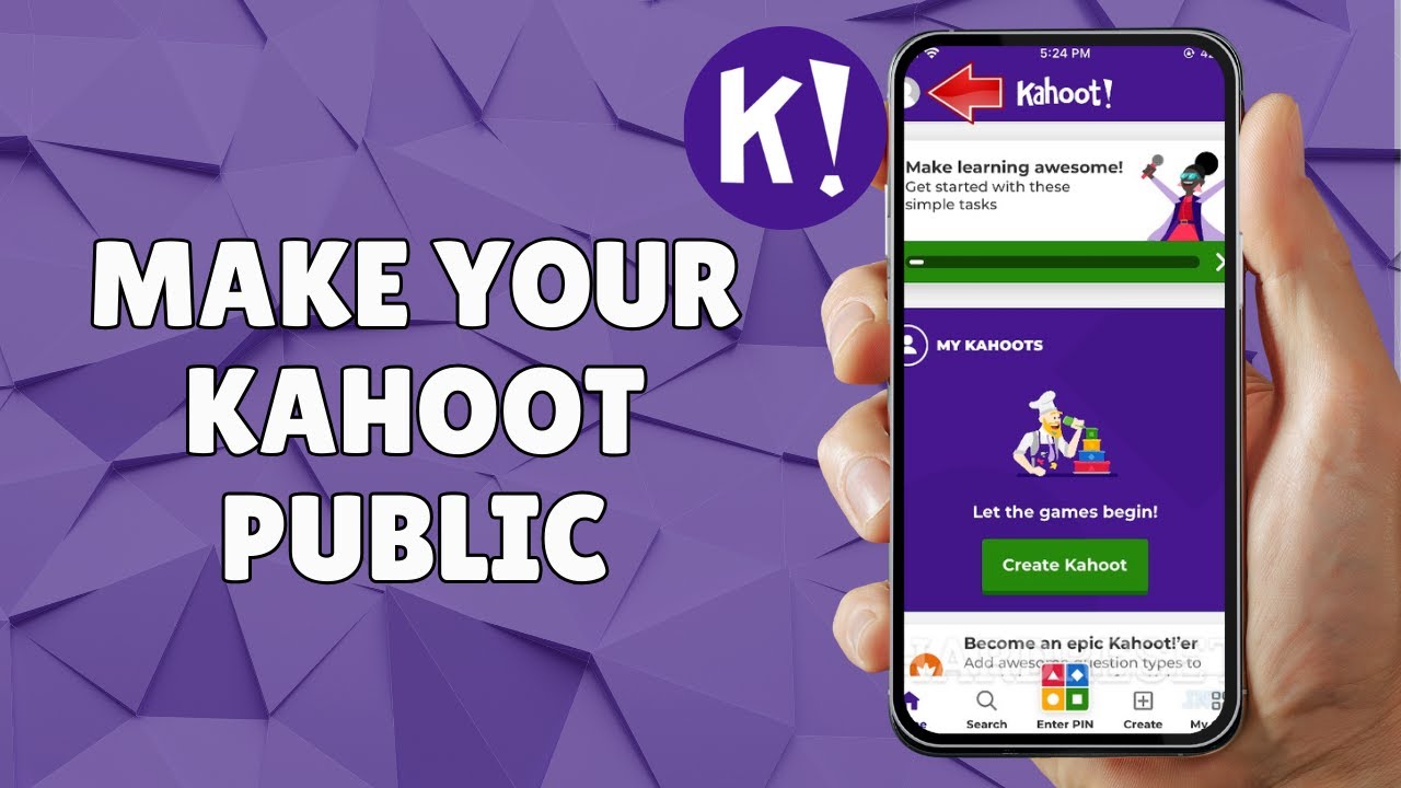 HOW TO MAKE YOUR KAHOOT PUBLIC - YouTube