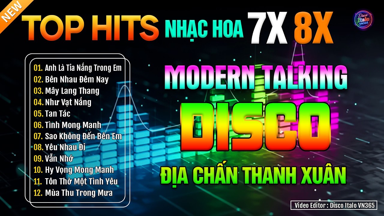 Địa Chấn Thanh Xuân 2 - DISCO | New Italo Disco 2026 Nhạc Hoa Lời Việt Hải Ngoại - Nghe Chấn Động