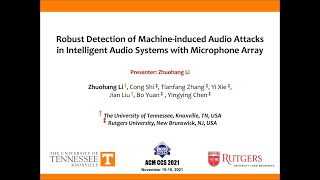 [CCS'21] Robust Detection of Machine-induced Audio Attacks in Intelligent Audio Systems